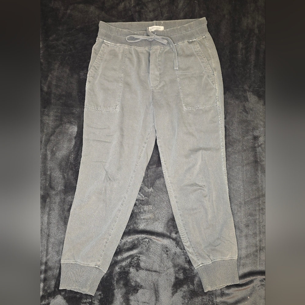 Lucky Brand Olive Green Knit Chino Joggers